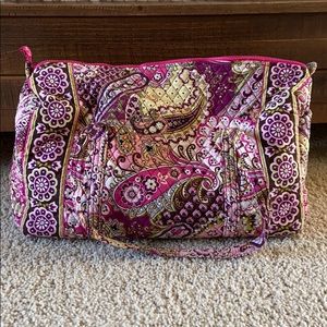 Vera Bradley soft duffel bag